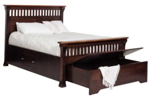 Bloomdale Bed w/ Pull-Out Footboard
