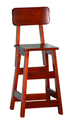 Child's Bar Stool with Back