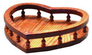 10" Heart Lazy Susan