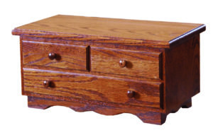 3-Drawer Jewelry Chest - 14" Wide