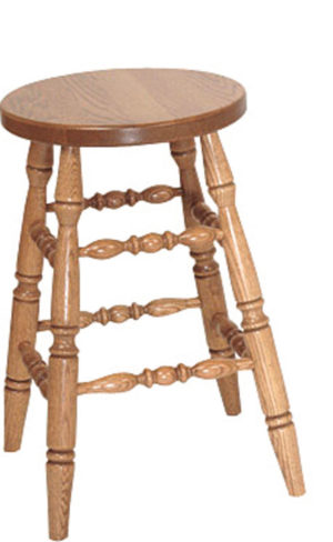 Turned Leg Stool
