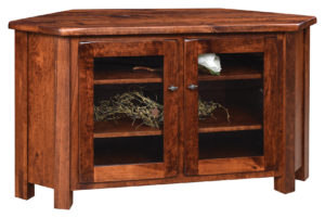 Barn Floor Corner TV Stand