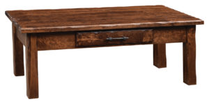 Hand Hewn Coffee Table without Shelf