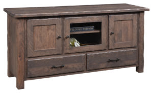 Hand Hewn Flat Wall TV Stand - 60"