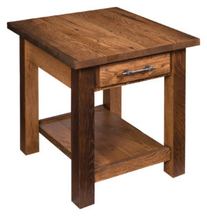Reclaimed Barnwood End Table