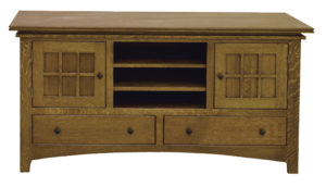 VHF Maple Creek TV Stand with Open Shelves